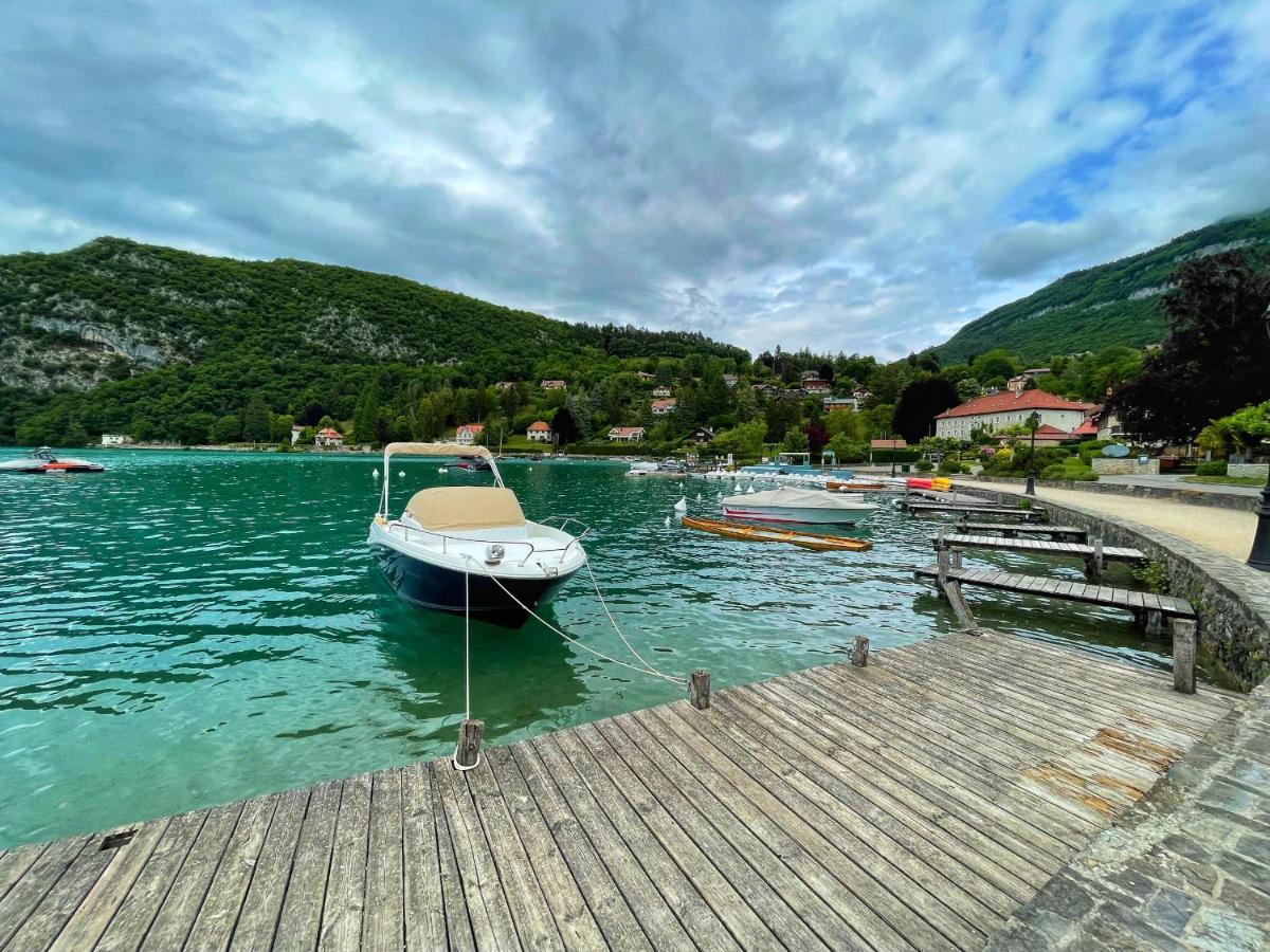 Reflet Bleu Du Lac D'Annecy 3 Etoiles - Face Au Lac, Parking Gratuit, Paddle Board Doussard Bagian luar foto