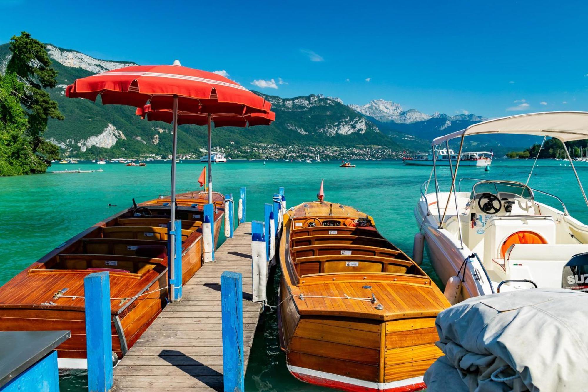 Reflet Bleu Du Lac D'Annecy 3 Etoiles - Face Au Lac, Parking Gratuit, Paddle Board Doussard Bagian luar foto